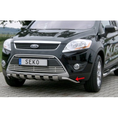 Передняя защита бампера угловая SEKO (нерж.сталь) Ford Kuga I/II (2008-/2013-) бренд – SEKO (Германия) главное фото